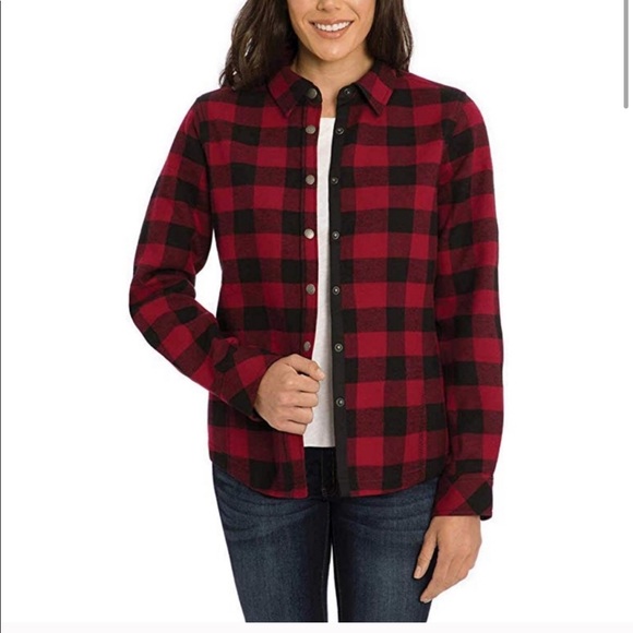Orvis Jackets & Blazers - Orvis Fleeced Lined Flannel Shirt Jacket Medium